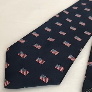 Patriotic Presidential American Flag Tie